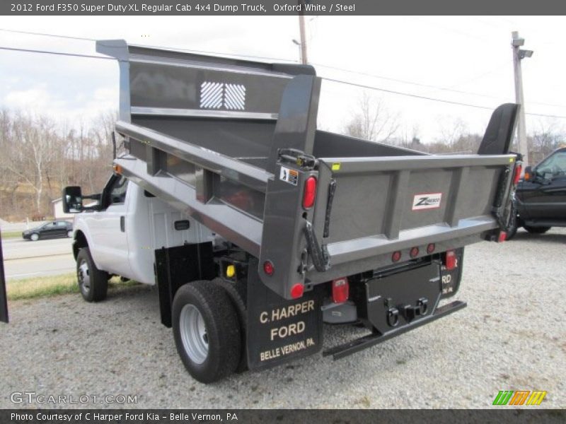 Oxford White / Steel 2012 Ford F350 Super Duty XL Regular Cab 4x4 Dump Truck