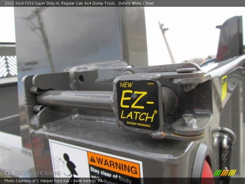 Oxford White / Steel 2012 Ford F350 Super Duty XL Regular Cab 4x4 Dump Truck