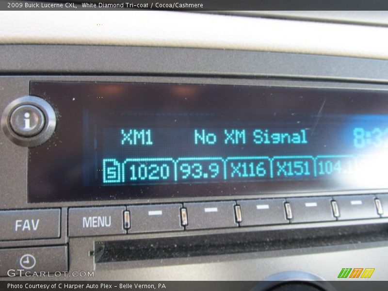 White Diamond Tri-coat / Cocoa/Cashmere 2009 Buick Lucerne CXL