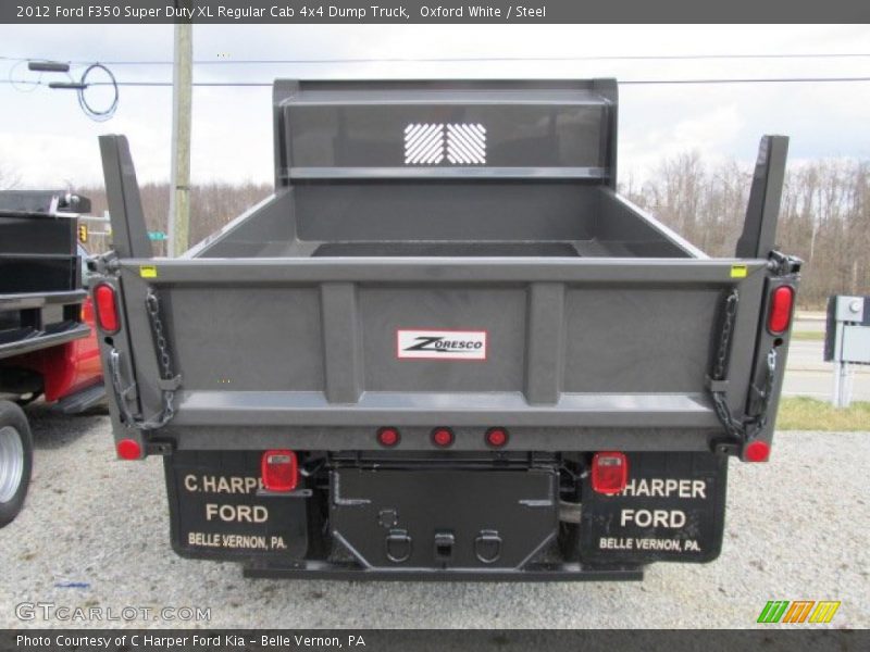Oxford White / Steel 2012 Ford F350 Super Duty XL Regular Cab 4x4 Dump Truck