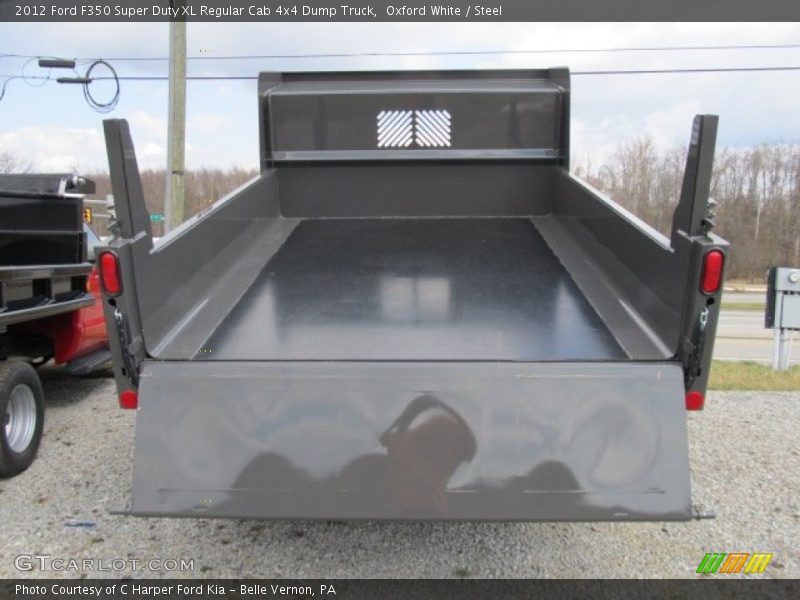 Oxford White / Steel 2012 Ford F350 Super Duty XL Regular Cab 4x4 Dump Truck