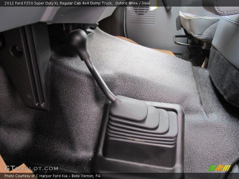 Oxford White / Steel 2012 Ford F350 Super Duty XL Regular Cab 4x4 Dump Truck