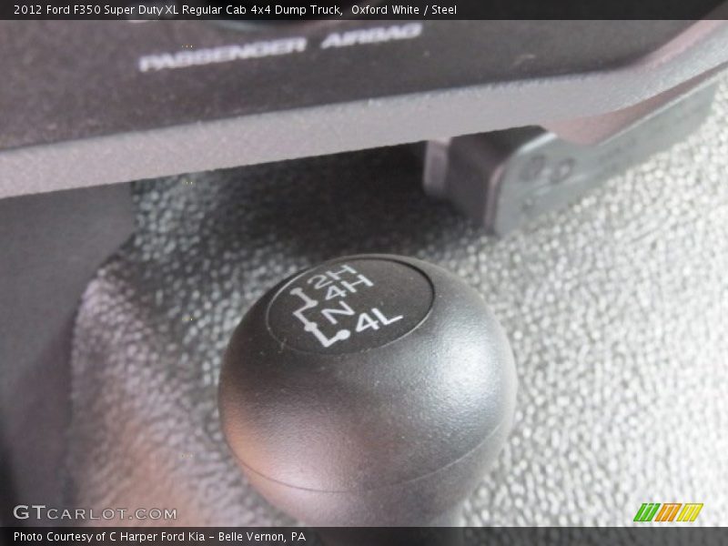 Oxford White / Steel 2012 Ford F350 Super Duty XL Regular Cab 4x4 Dump Truck