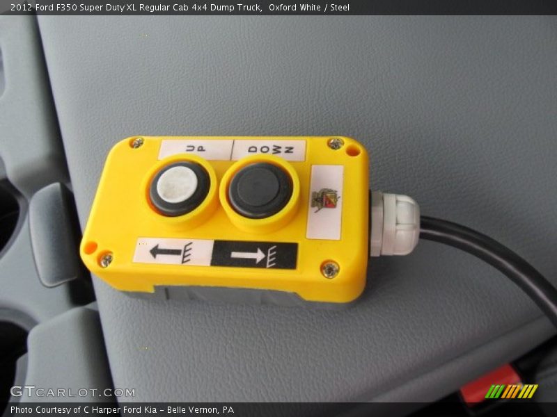 Oxford White / Steel 2012 Ford F350 Super Duty XL Regular Cab 4x4 Dump Truck