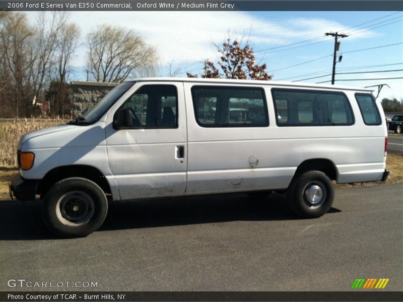 Oxford White / Medium Flint Grey 2006 Ford E Series Van E350 Commercial