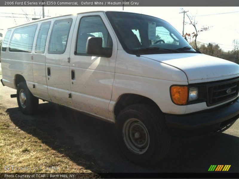 Oxford White / Medium Flint Grey 2006 Ford E Series Van E350 Commercial