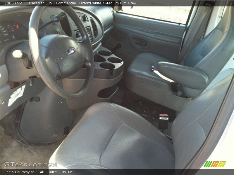 Oxford White / Medium Flint Grey 2006 Ford E Series Van E350 Commercial
