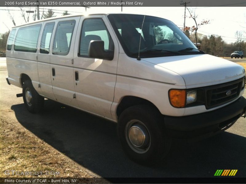 Oxford White / Medium Flint Grey 2006 Ford E Series Van E350 Commercial