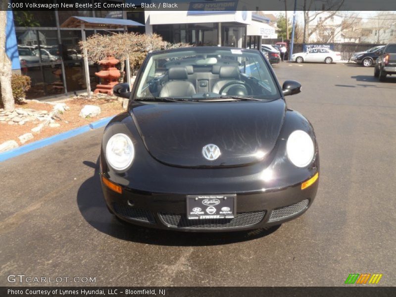 Black / Black 2008 Volkswagen New Beetle SE Convertible