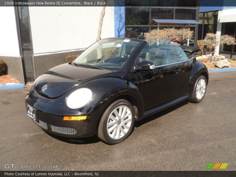 Black / Black 2008 Volkswagen New Beetle SE Convertible