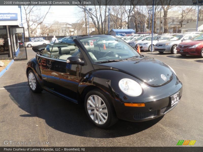 Black / Black 2008 Volkswagen New Beetle SE Convertible