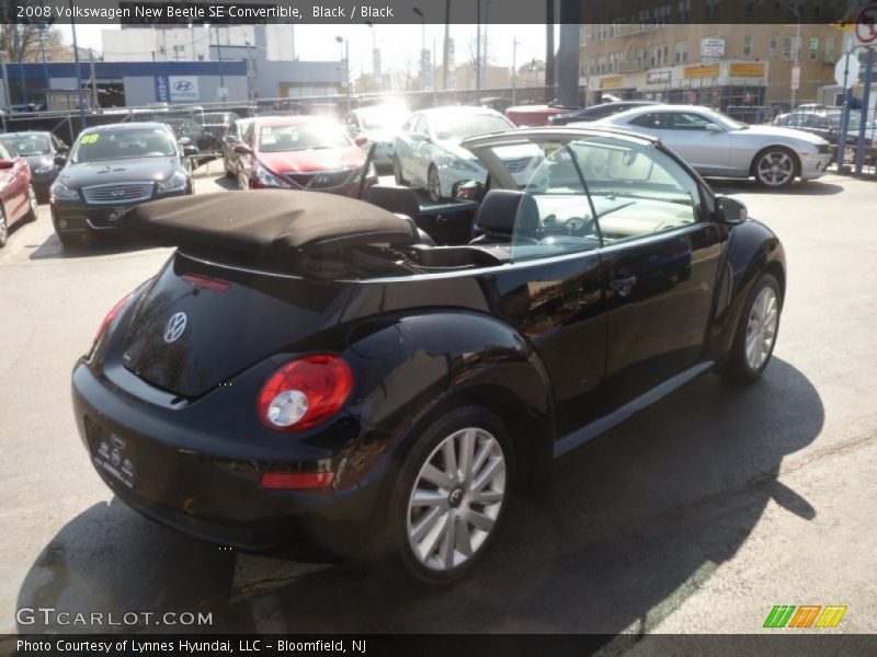 Black / Black 2008 Volkswagen New Beetle SE Convertible