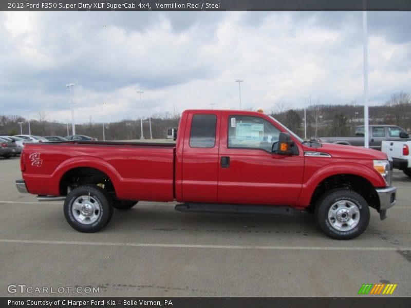  2012 F350 Super Duty XLT SuperCab 4x4 Vermillion Red