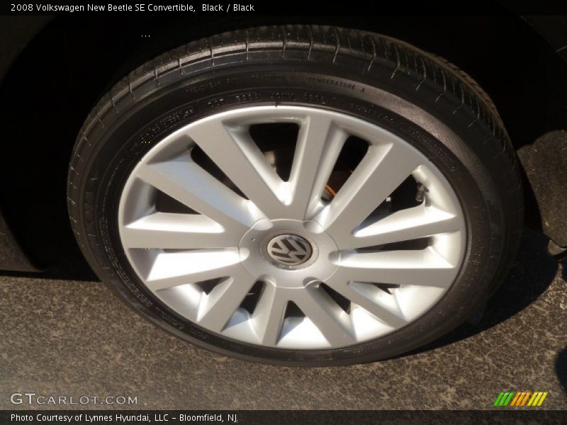 Black / Black 2008 Volkswagen New Beetle SE Convertible