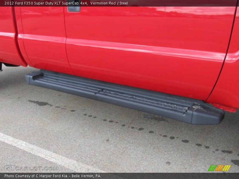 Vermillion Red / Steel 2012 Ford F350 Super Duty XLT SuperCab 4x4