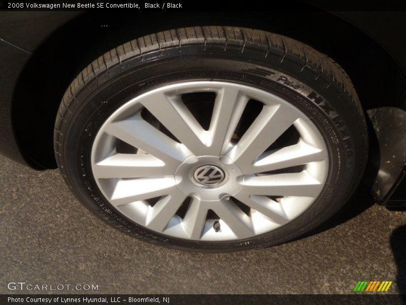 Black / Black 2008 Volkswagen New Beetle SE Convertible