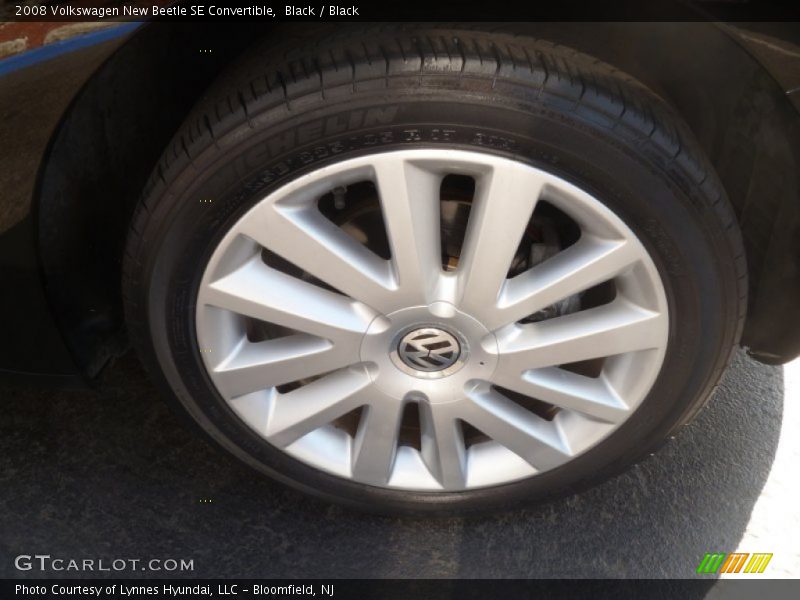 Black / Black 2008 Volkswagen New Beetle SE Convertible