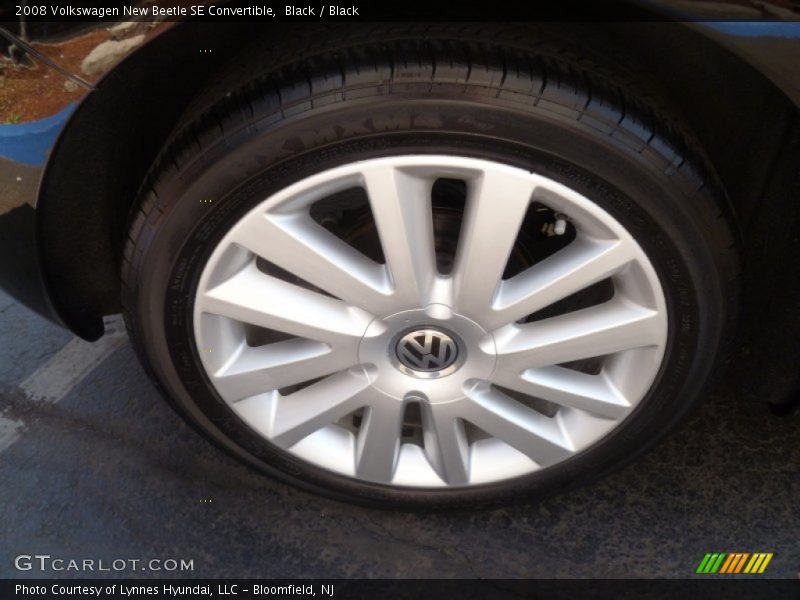Black / Black 2008 Volkswagen New Beetle SE Convertible