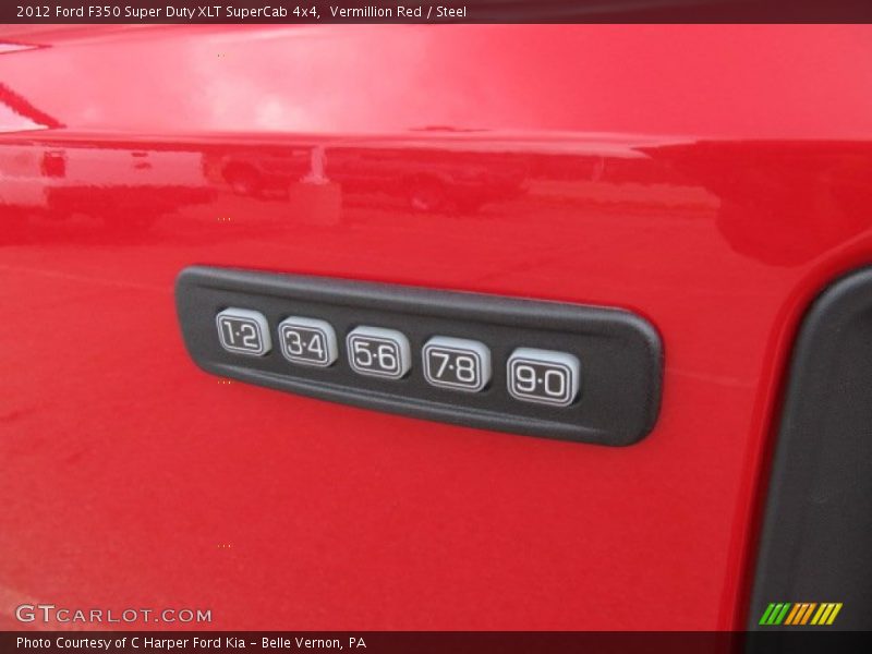 Vermillion Red / Steel 2012 Ford F350 Super Duty XLT SuperCab 4x4