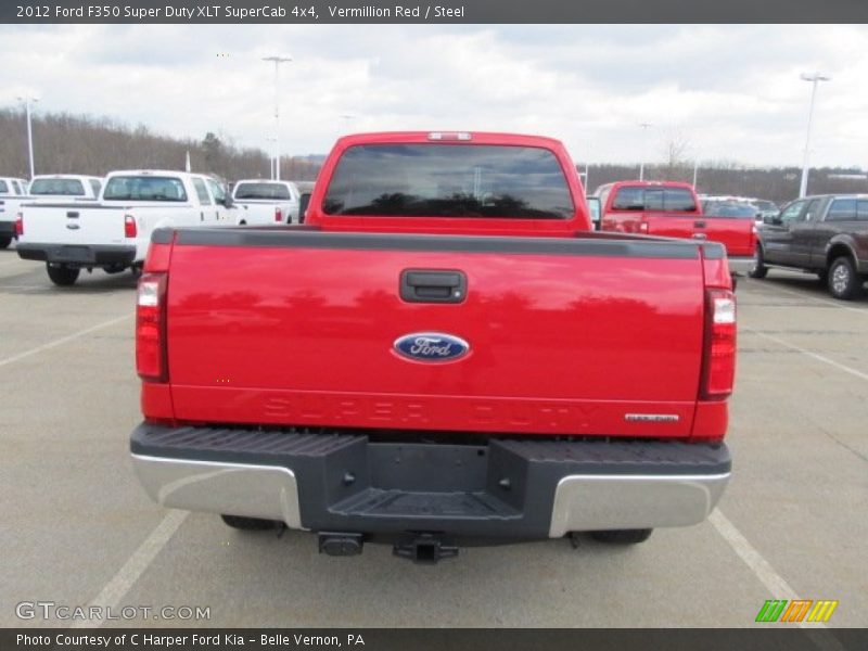 Vermillion Red / Steel 2012 Ford F350 Super Duty XLT SuperCab 4x4