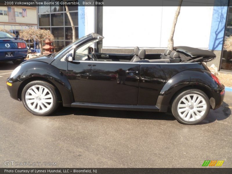 Black / Black 2008 Volkswagen New Beetle SE Convertible