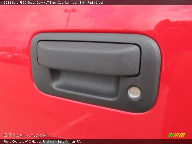 Vermillion Red / Steel 2012 Ford F350 Super Duty XLT SuperCab 4x4