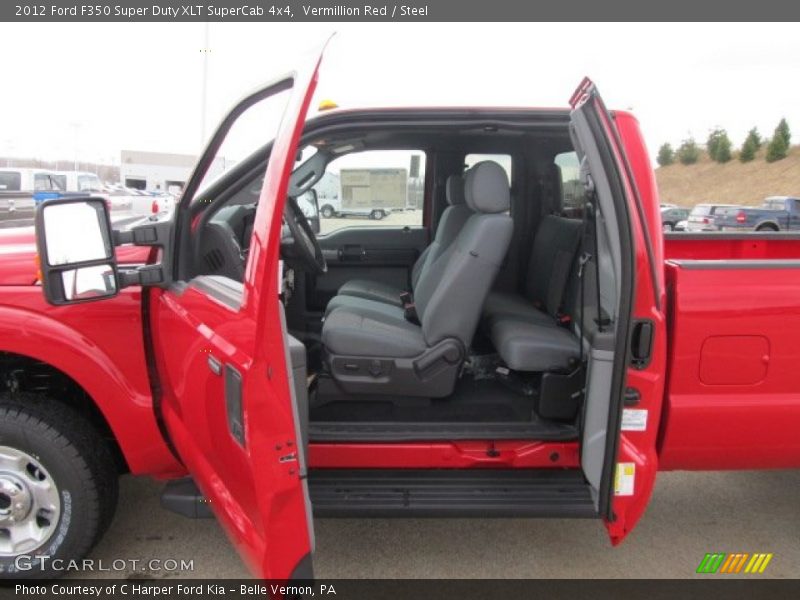 Vermillion Red / Steel 2012 Ford F350 Super Duty XLT SuperCab 4x4