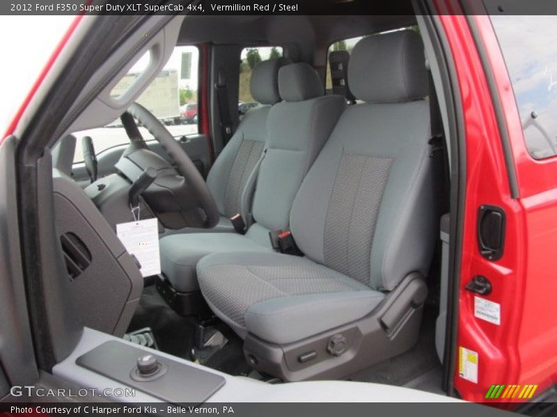Front Seat of 2012 F350 Super Duty XLT SuperCab 4x4