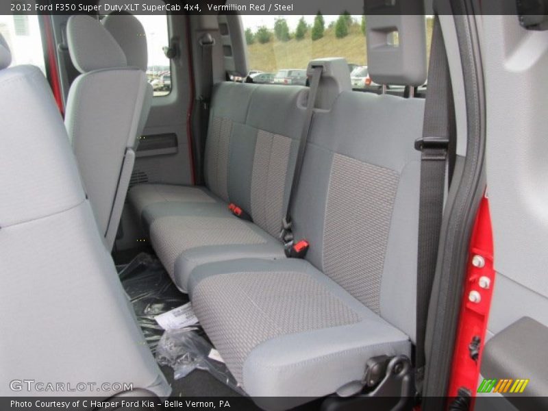 Rear Seat of 2012 F350 Super Duty XLT SuperCab 4x4