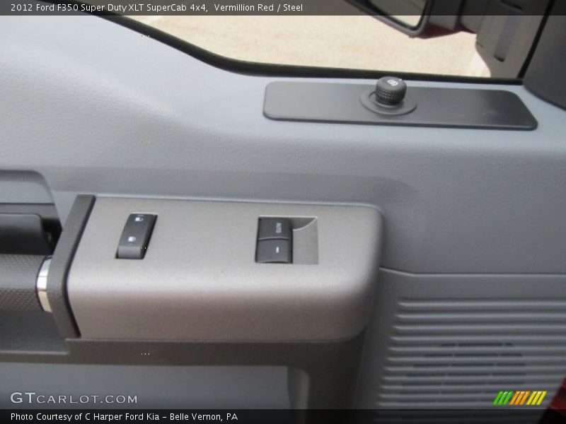 Vermillion Red / Steel 2012 Ford F350 Super Duty XLT SuperCab 4x4