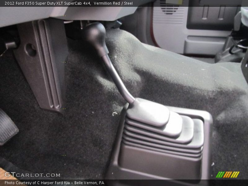 Vermillion Red / Steel 2012 Ford F350 Super Duty XLT SuperCab 4x4