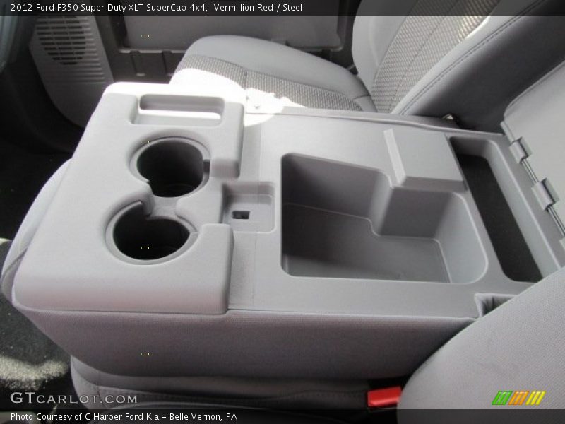Vermillion Red / Steel 2012 Ford F350 Super Duty XLT SuperCab 4x4