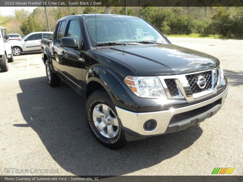 Super Black / Steel 2010 Nissan Frontier SE Crew Cab