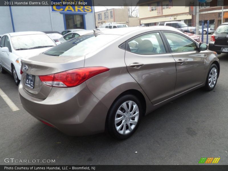 Desert Bronze / Beige 2011 Hyundai Elantra GLS