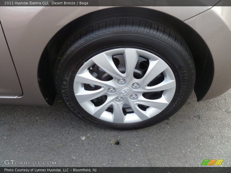 Desert Bronze / Beige 2011 Hyundai Elantra GLS