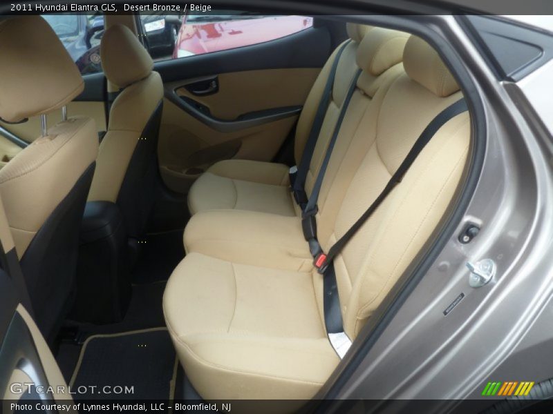 Desert Bronze / Beige 2011 Hyundai Elantra GLS
