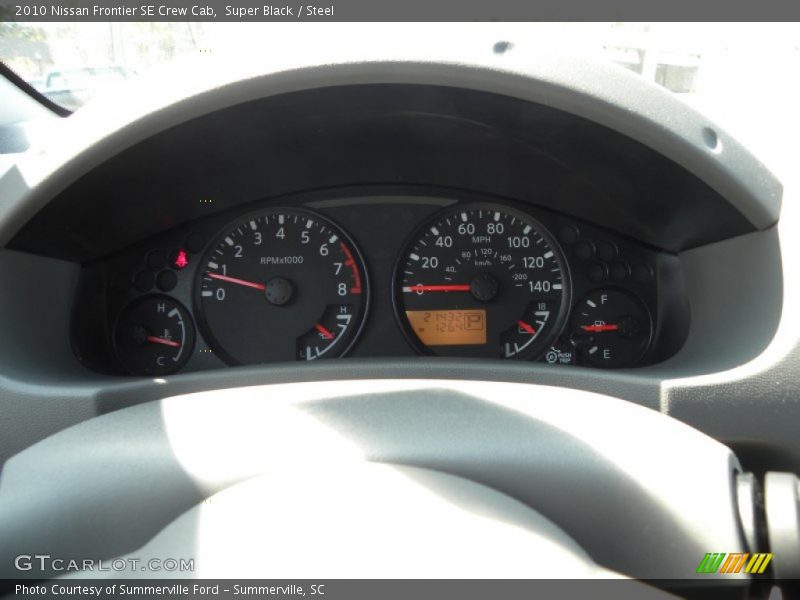 Super Black / Steel 2010 Nissan Frontier SE Crew Cab
