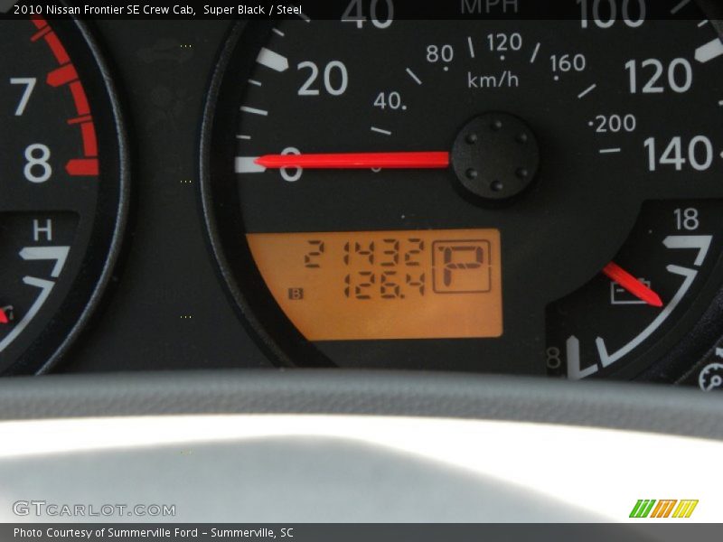 Super Black / Steel 2010 Nissan Frontier SE Crew Cab