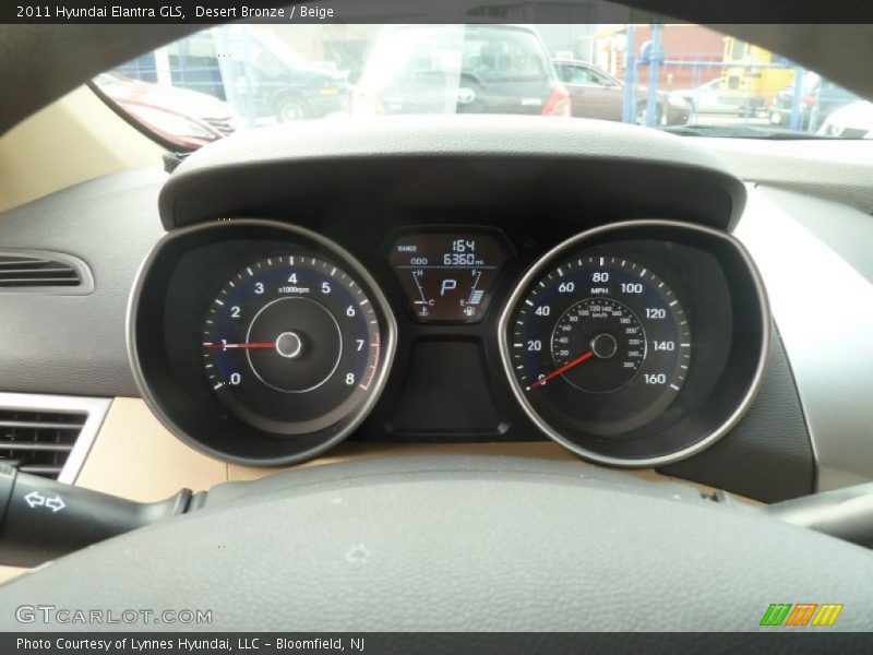 Desert Bronze / Beige 2011 Hyundai Elantra GLS