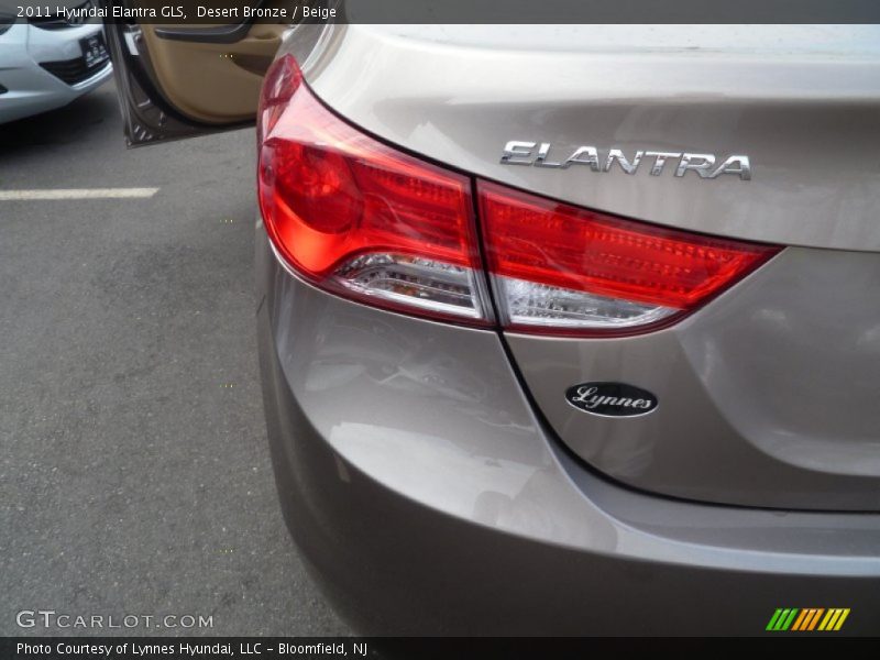 Desert Bronze / Beige 2011 Hyundai Elantra GLS