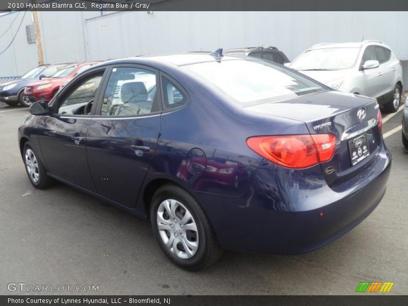 Regatta Blue / Gray 2010 Hyundai Elantra GLS