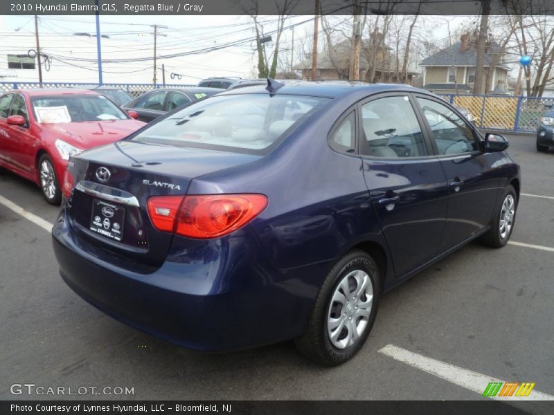 Regatta Blue / Gray 2010 Hyundai Elantra GLS