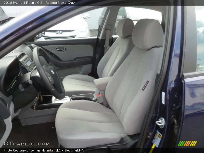 Regatta Blue / Gray 2010 Hyundai Elantra GLS