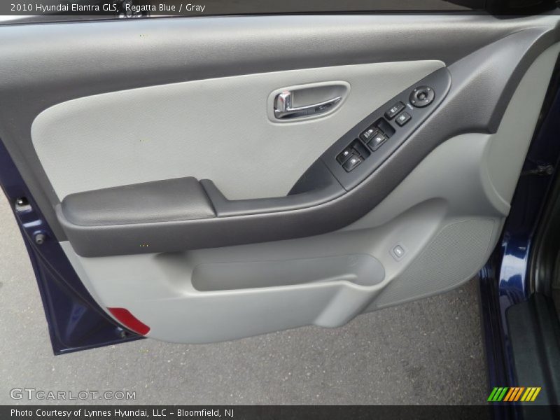 Regatta Blue / Gray 2010 Hyundai Elantra GLS