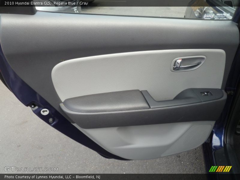 Regatta Blue / Gray 2010 Hyundai Elantra GLS