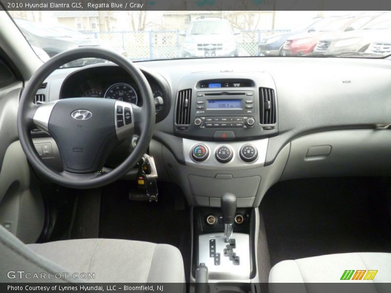 Regatta Blue / Gray 2010 Hyundai Elantra GLS
