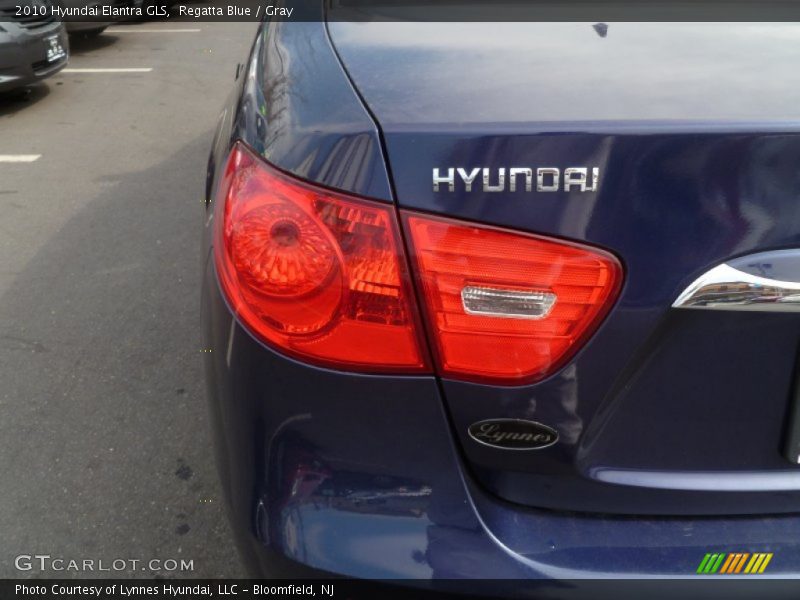 Regatta Blue / Gray 2010 Hyundai Elantra GLS