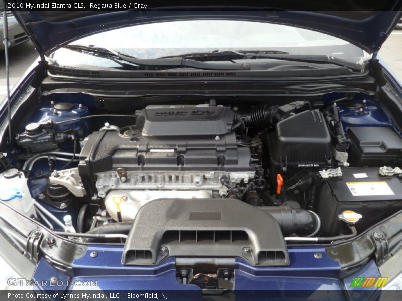 Regatta Blue / Gray 2010 Hyundai Elantra GLS