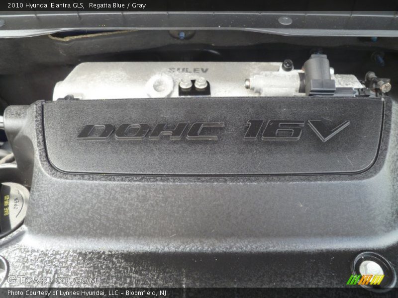 Regatta Blue / Gray 2010 Hyundai Elantra GLS