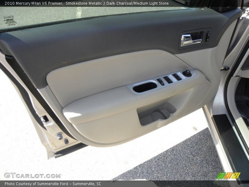 Smokestone Metallic / Dark Charcoal/Medium Light Stone 2010 Mercury Milan V6 Premier